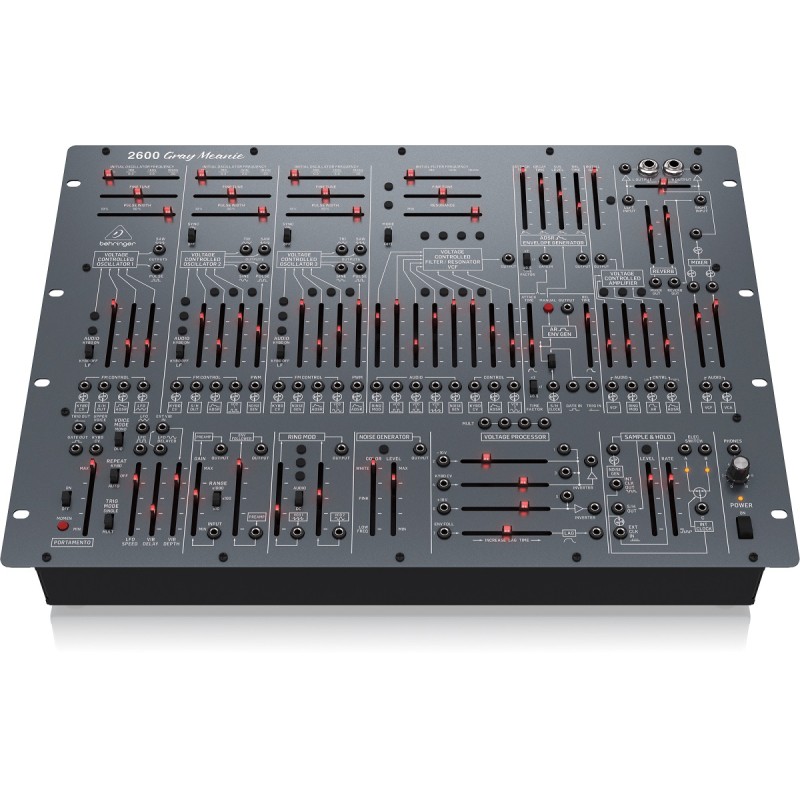 BEHRINGER 2600 GRAY MEANIE SINTETIZZATORE DESKTOP ANALOGICO SEMI-MODULARE MULTI-MODALE