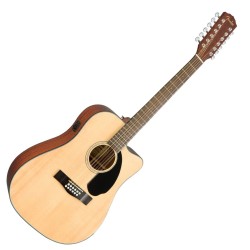 FENDER CD60SCE-12 NATURAL CHITARRA ACUSTICA ELETTRIFICATA SPALLA MANCANTE 12 CORDE NATURALE
