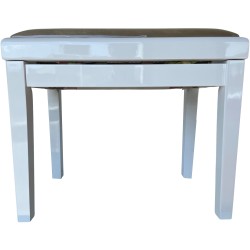 EXTREME PB100WH WHITE PIANO BENCH PANCHETTA PER PIANOFORTE IN LEGNO COLORE BIANCO