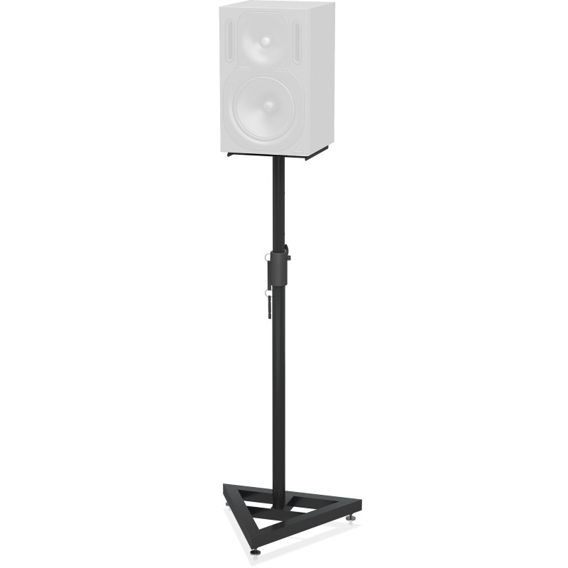 BEHRINGER SM5001 SUPPORTO CASSE MONITOR DA STUDIO STAND REGOLABILE BASE TRIANGOLARE PIEDINI ANTIVIBRAZIONI