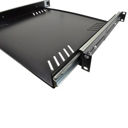 COBRA CLS-129 MENSOLA CON RIPIANO SCOREVOLE DA 1 UNITA' RACK 19"