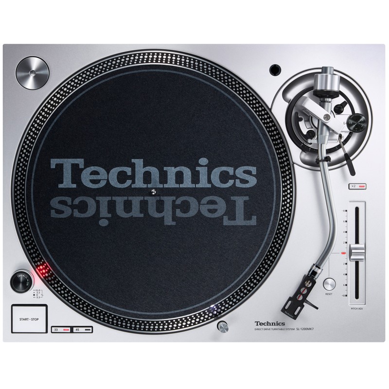 TECHNICS SL1200 MK7 GIRADISCHI PROFESSIONALE PER DJ E HI-FI COLORE ARGENTO