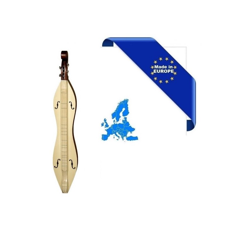 HORA APPALACHIAN DULCIMER GRANDE TOP ABETE FONDO LIME FASCE E MANICO ACERO SCALA 685MM + BORSA