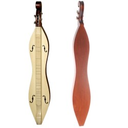 HORA APPALACHIAN DULCIMER GRANDE TOP ABETE FONDO LIME FASCE E MANICO ACERO SCALA 685MM + BORSA