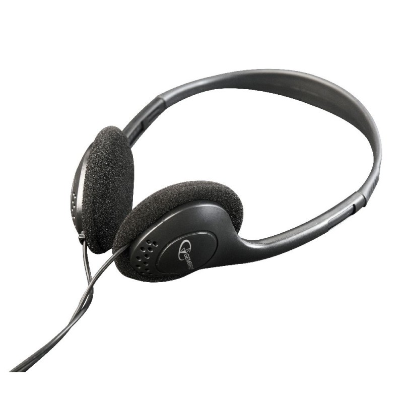 GEMBIRD CUFFIE STEREO CON CONTROLLO VOLUME, COLORE NERO