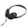 GEMBIRD CUFFIE STEREO CON CONTROLLO VOLUME, COLORE NERO
