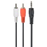 CABLEXPERT 3.5 MM STEREO TO RCA PLUG CABLE, 5 M