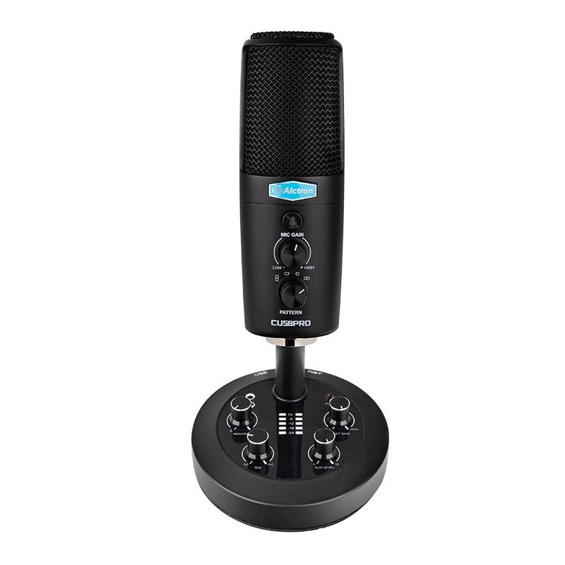 ALCTRON CU58 PRO MICROFONO A CONDENSATORE MULTI DIAGRAMMA POLARE USB