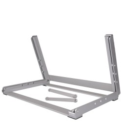ALCTRON RS19 8U RACK DA STUDIO IN ALLUMINIO PIEGHEVOLE 8 UNITA'