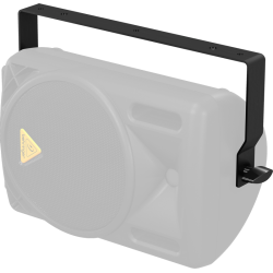 BEHRINGER WB208 WALLMOUNT BLACK STAFFA DA MURO PER MONTAGGIO A PARETE CASSA B208D NERA