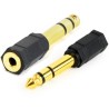 CABLEXPERT SPINA ADATTATORE AUDIO DA 6,35 MASCHIO MM A 3,5 MM FEMMINA