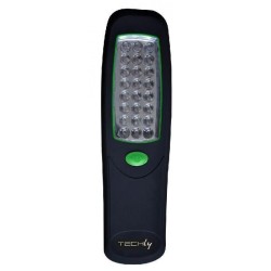 TECHLY ITC-LED WL2 LAMPADA 24 LED CON GANCIO E MAGNETE