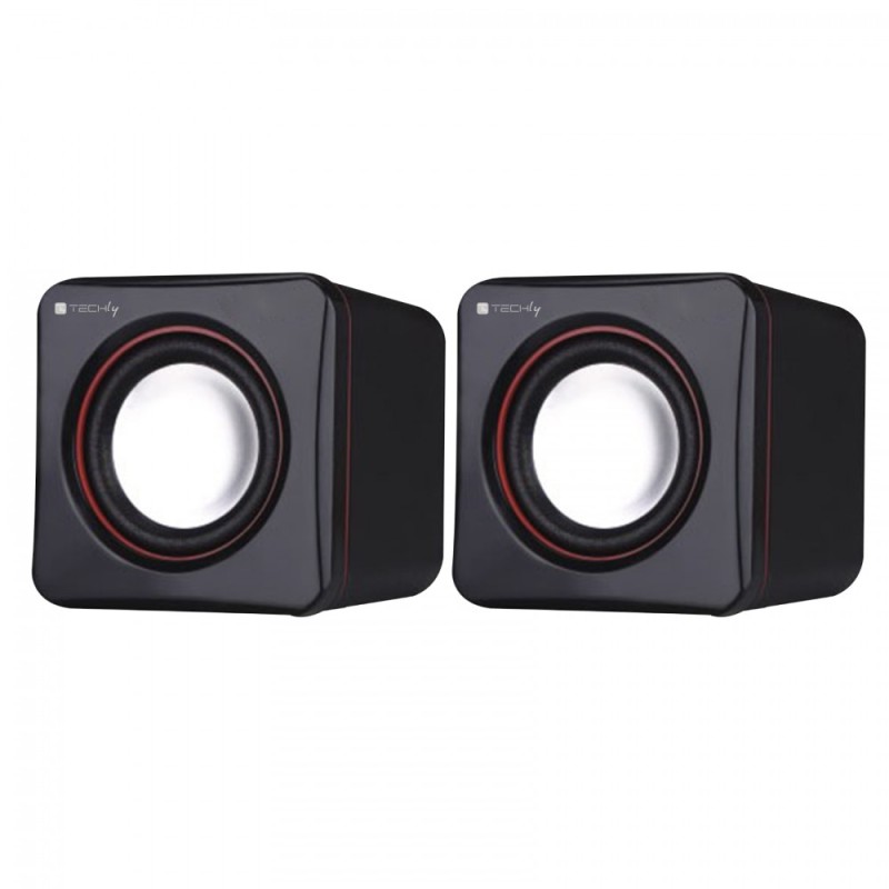 TECHLY ICC SP-320ETY COPPIA CASSE USB 2.0 E JACK 3.5MM
