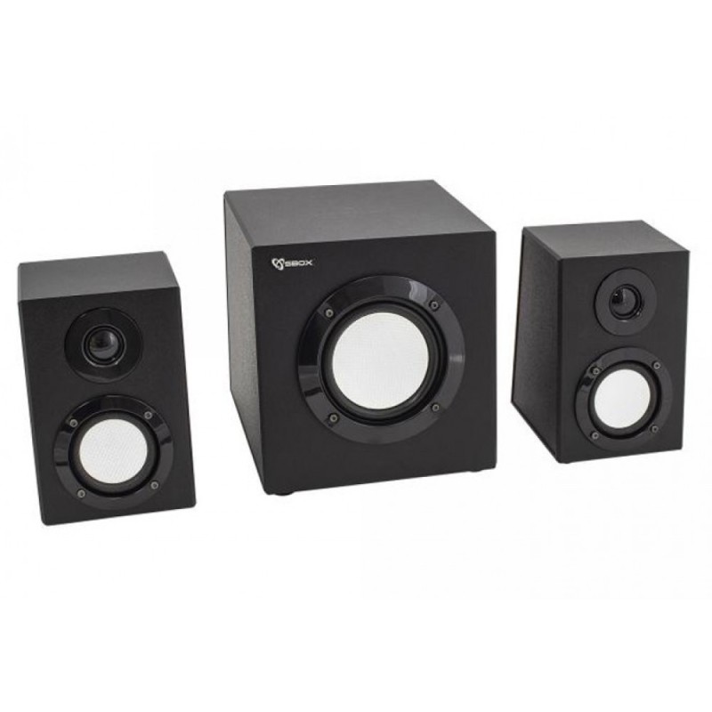 SBOX SP-4300 IMPIANTO AUDIO 2.1 SUBWOOFER E CASSE BLUETOOTH CON LETTORE USB TF SD