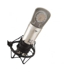 BEHRINGER B2-PRO MICROFONO STUDIO CONDENSATORE CARDIOIDE OMNIDIREZIONALE FIGURA 8 + CUSTODIA + SOSPENSIONE + ACCESSORI
