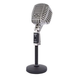 SUPERLUX WH5 MICROFONO DINAMICO CLASSICO VINTAGE CON SUPPORTO DA TAVOLO