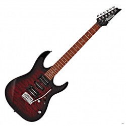 IBANEZ GRX70QA TRB TRASPARENT RED BURST CHITARRA ELETTRICA 22 TASTI ROSSO TRASPARENTE
