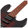IBANEZ GRX70QA TRB TRASPARENT RED BURST CHITARRA ELETTRICA 22 TASTI ROSSO TRASPARENTE