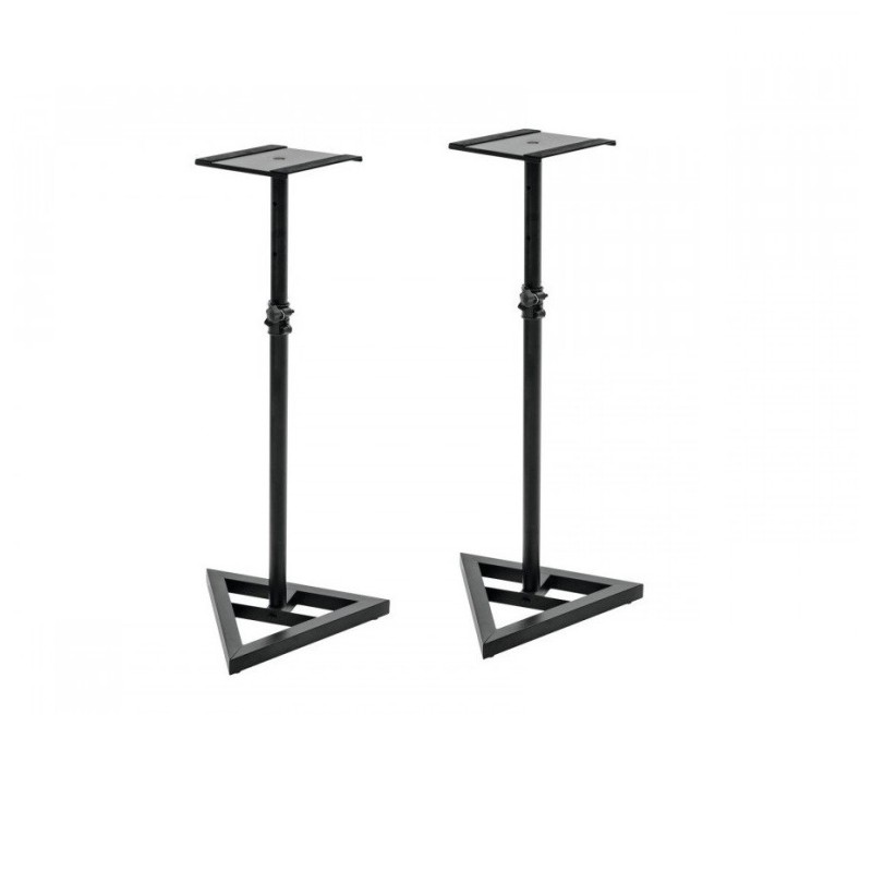 COBRA CLS702 COPPIA SUPPORTI CASSE MONITOR STUDIO STAND REGOLABILE CON BASE TRIANGOLARE PIEDE IN GHISA