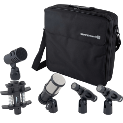 BEYERDYNAMIC TG DRUM SET PRO S KIT 4 MICROFONI PER BATTERIA CON CUSTODIA E CLAMPS