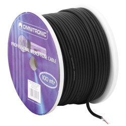 OMNITRONIC 30300753 CAVO MICROFONICO BILANCIATO 2x0.22 PROFESSIONALE XLR AL METRO