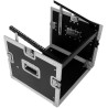 EXTREME YC8U9M FLIGHT CASE LEGNO 10MM COMBO UNITA RACK 8U MIXER 9U SCATTI 3 COPERCHI 6 CHIUSURE 2 MANIGLIE
