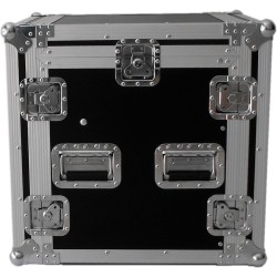 EXTREME YC10UR9M FLIGHT CASE LEGNO 10MM COMBO UNITA RACK 10U MIXER 9U 3 COPERCHI 10 CHIUSURE 4 MANIGLIE 4 RUOTE