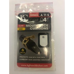 BG BA11S KIT 6 PROTEGGI BOCCAGLIO TRASPARENTI PER CLARINETTO IN SIB 0,4MM (SMALL)