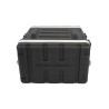 FLYPRO AUDIO FLIGHT CASE 6UM UNITA A TROLLEY  IN PLASTICA COLORE NERO LEGGERO E RESISTENTE