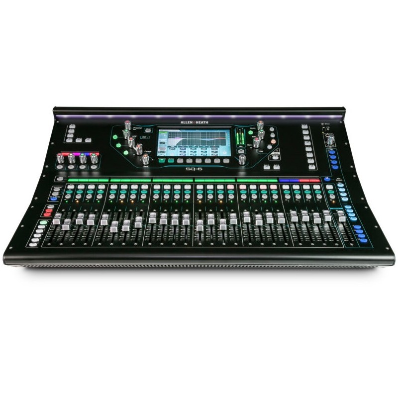 ALLEN&HEATH SQ6 MIXER DIGITALE 48 CANALI 25 FADER CON SCHERMO TOUCH DA 7"
