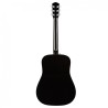 FENDER FA115 DREADNOUGHT PACK BLACK KIT CON CHITARRA ACUSTICA NERA BORSA TRACOLLA PLETTRI E LEZIONI ONLINE