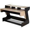 ZAOR MIZA 88 FLEX BLACK OAK STUDIO DESK SCRIVANIA DA STUDIO CON RACK 19" 6U