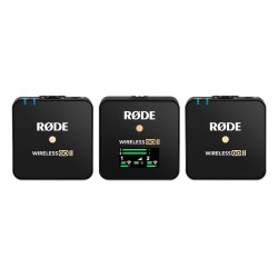 RODE WIRELESS GO II SISTEMA MICROFONICO COMPATTO 2 CANALI 2.4GHZ 128 BIT