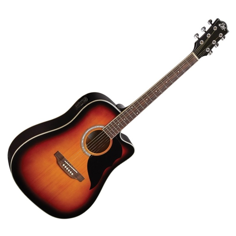 EKO RANGER CW EQ BROWN SUNBURST CHITARRA ACUSTICA ELETTRIFICATA CUTAWAY BROWN SUNBURST