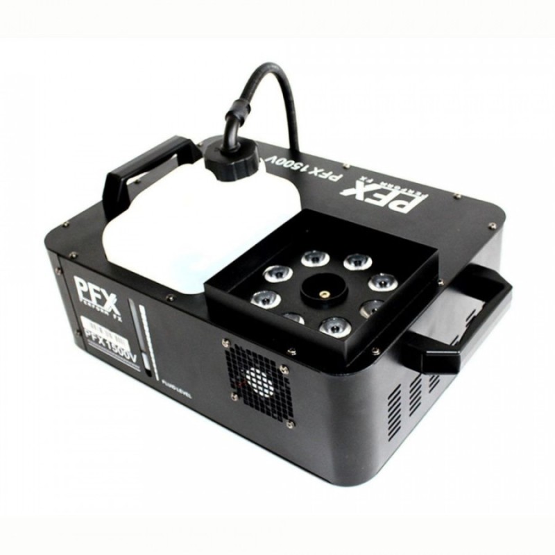 PFX1500V MACCHINA DEL FUMO VERTICALE 1500 WATT CON 8 LED RGB DA 3 WATT
