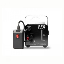 PFX400LED MACCHINA DEL FUMO COMPATTA 400 WATT CON 3 LED COLOR AMBRA