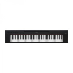 YAMAHA NP35 BLACK PIAGGERO PIANOFORTE DIGITALE PORTATILE 76 TASTI NERO