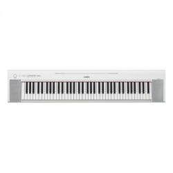 YAMAHA NP35 WHITE PIAGGERO PIANOFORTE DIGITALE PORTATILE 76 TASTI BIANCO