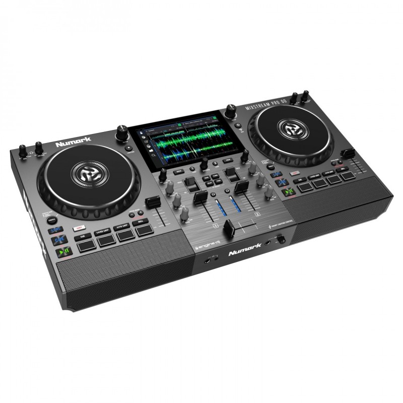 NUMARK MIXSTREAM PRO GO ENGINE CONTROLLER A BATTERIA PER STREAMING DJ CON AMAZON MUSIC