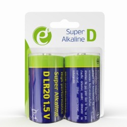 ENERGENIE EG-BA-LR20-01 BATTERIE ALCALINE LR20 (D) CONFEZIONE DA 2 PEZZI