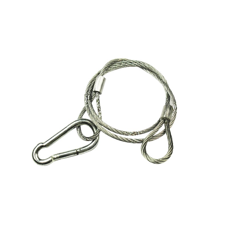 KARMA SAFE 3MM CAVO DI SICUREZZA IN ACCIAIO CARICO 30 KG