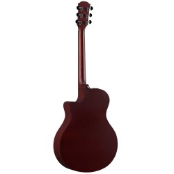 YAMAHA APX600M-SMB CHITARRA ACUSTICA ELETTRIFICATA SPALLA MANCANTE SMOKEY BLACK