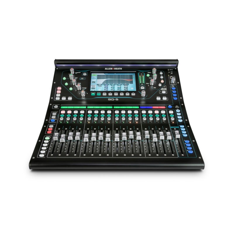 ALLEN&HEATH SQ5 MIXER DIGITALE 48 CANALI 36 BUS 17 FADER CON SCHERMO TOUCH DA 7"