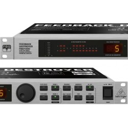 BEHRINGER FBQ1000 ANTIFEEDBACK 2 CANALI SOPPRESSORE ED EQUALIZZATORE PARAMETRICO EX-DEMO