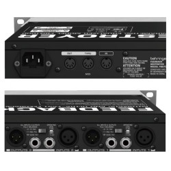 BEHRINGER FBQ1000 ANTIFEEDBACK 2 CANALI SOPPRESSORE ED EQUALIZZATORE PARAMETRICO EX-DEMO