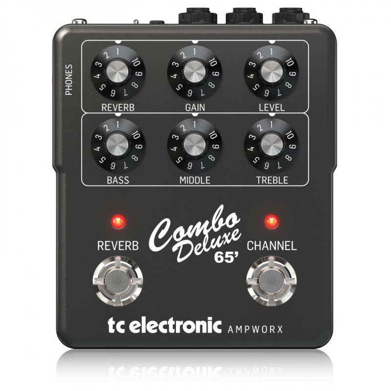 TC ELECTRONIC COMBO DELUXE '65 PREAMP PEDALE PREAMPLIFICATORE 2-CANALI CON RIVERBERO PER CHITARRA