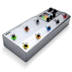 LINE6 HX STOMP XL SILVER PEDALIERA MULTIEFFETO PER CHITARRA 8 INTERRUTTORI SIMULAZIONI AMPLIFICATORI CABINET