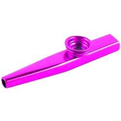 EXTREME KA1M-PU KAZOO PROFESSIONALE IN METALLO COLORE VIOLA CON MEMBRANA INTERCAMBIABILE