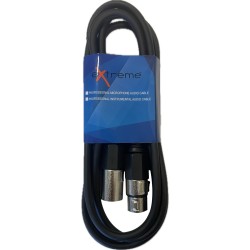 EXTREME XX1 CAVO MICROFONO/CASSE 1 METRO 1 CONNETTORE XLR MASCHIO 1 FEMMINA CAVO MICROFONICO 6.5MM