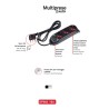 ROSI EMILIA RS94002 MULTIPRESA 3 USCITE SCHUKO+10A+16A INTERRUTTORE LUMINOSO CAVO 1.5MT